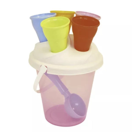 Ice cream emmerset rood/roze 7 dlg.