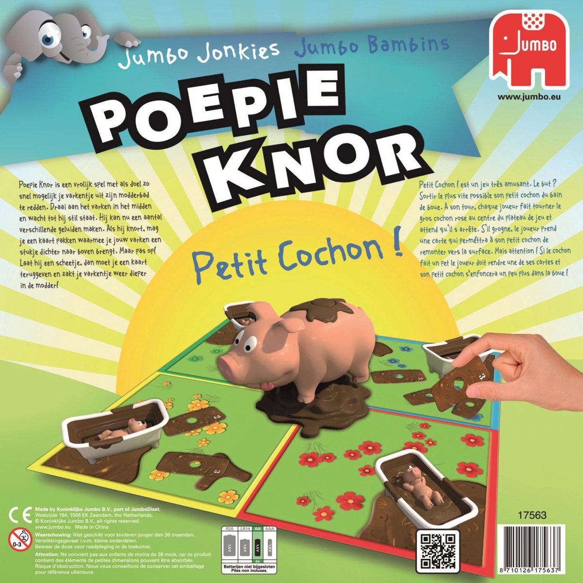 Jumbo Poepie knor! gezelschapspel