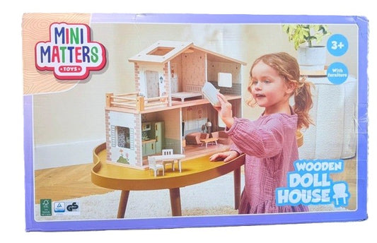 Mini Matters houten poppen huis