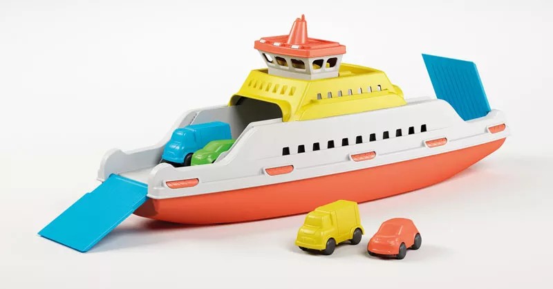 Veerboot met 4 auto s 39 cm lang